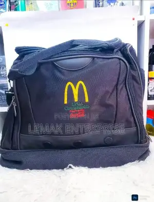 Duffel Shoulder Bag Black