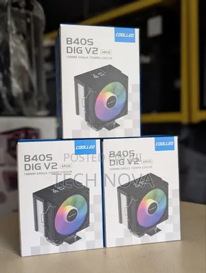 Coolleo B40s Dig V2 Argb Air Cooler for Intel and Amd