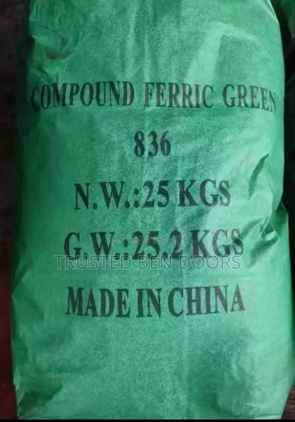 Green Iron Oxide Color Pigment for Flooring