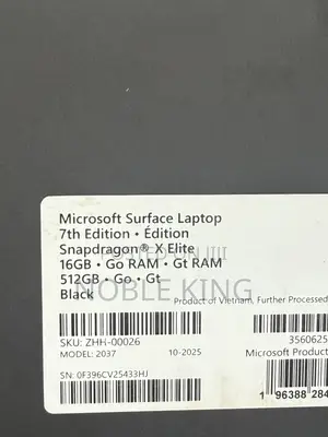 New Microsoft Surface Laptop 7 16GB Qualcomm Snapdragon X Elite 512GB