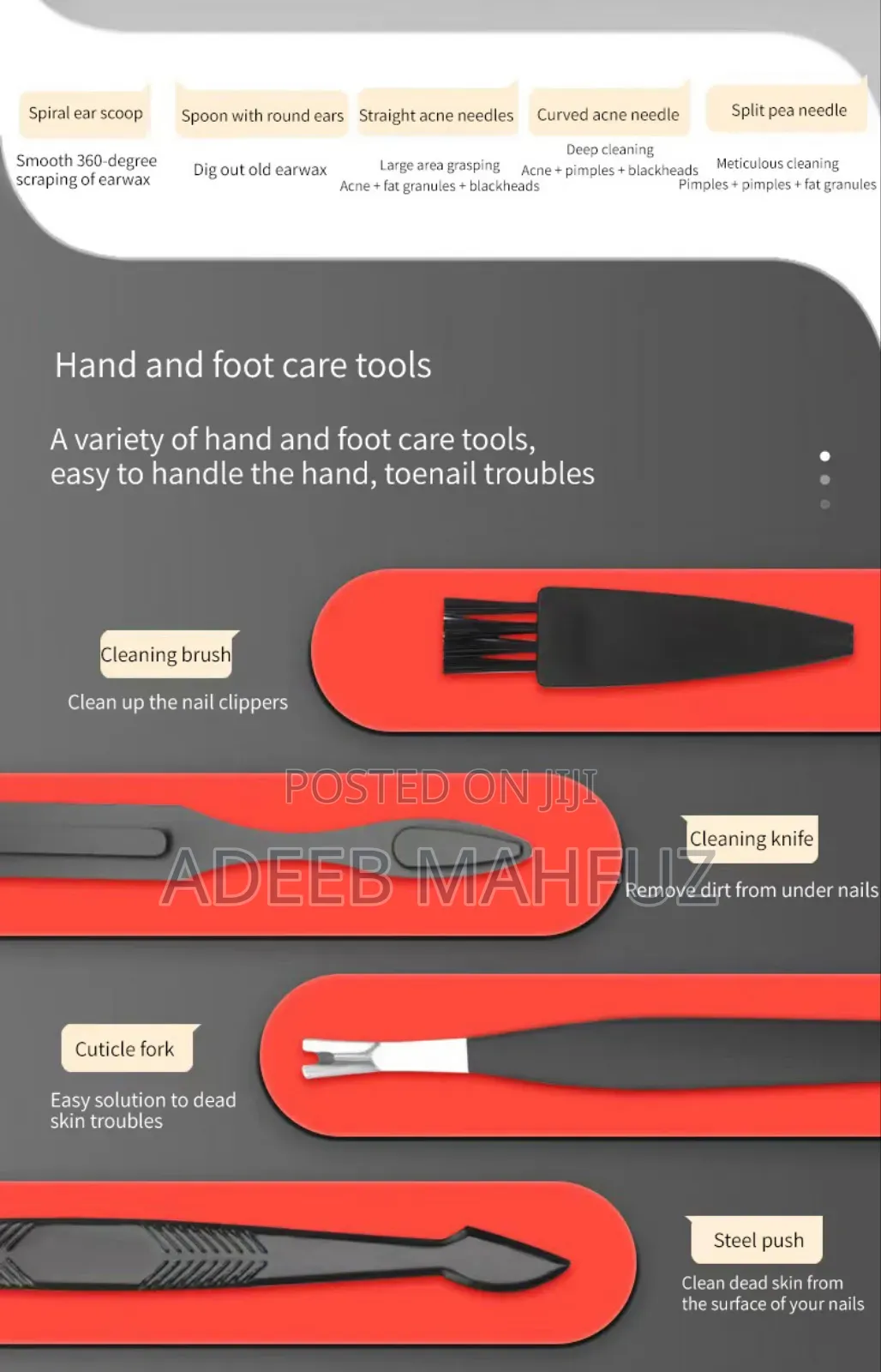 24 PCS Nail Clippers Manicure Set