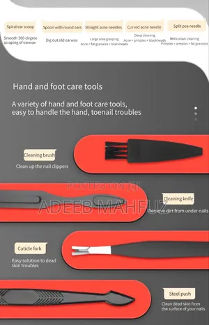 24 PCS Nail Clippers Manicure Set