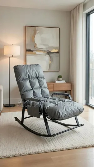 Rocking Chair-cream Soft Teddy Fleece