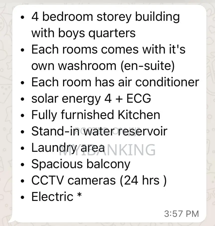 Furnished 4bdrm House in Afigya-Kwabre for sale