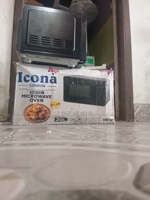 Icona Black Microwave, Microwave That Owns Your Space