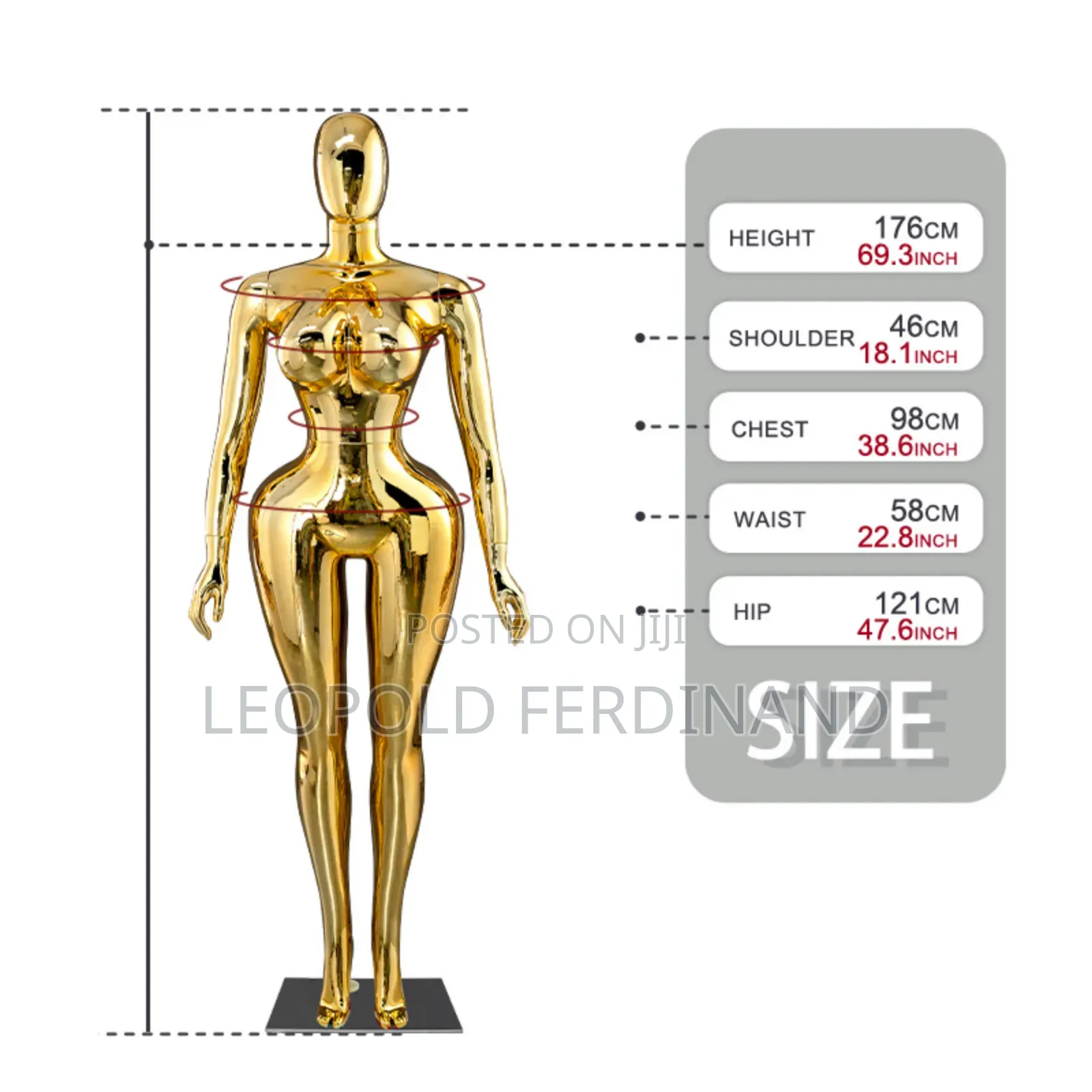 Rebecca Shiny Gold BBL