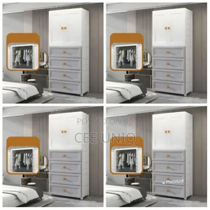 Fantastic and Elegance Kids Plastic Wardrobe With Drawers
