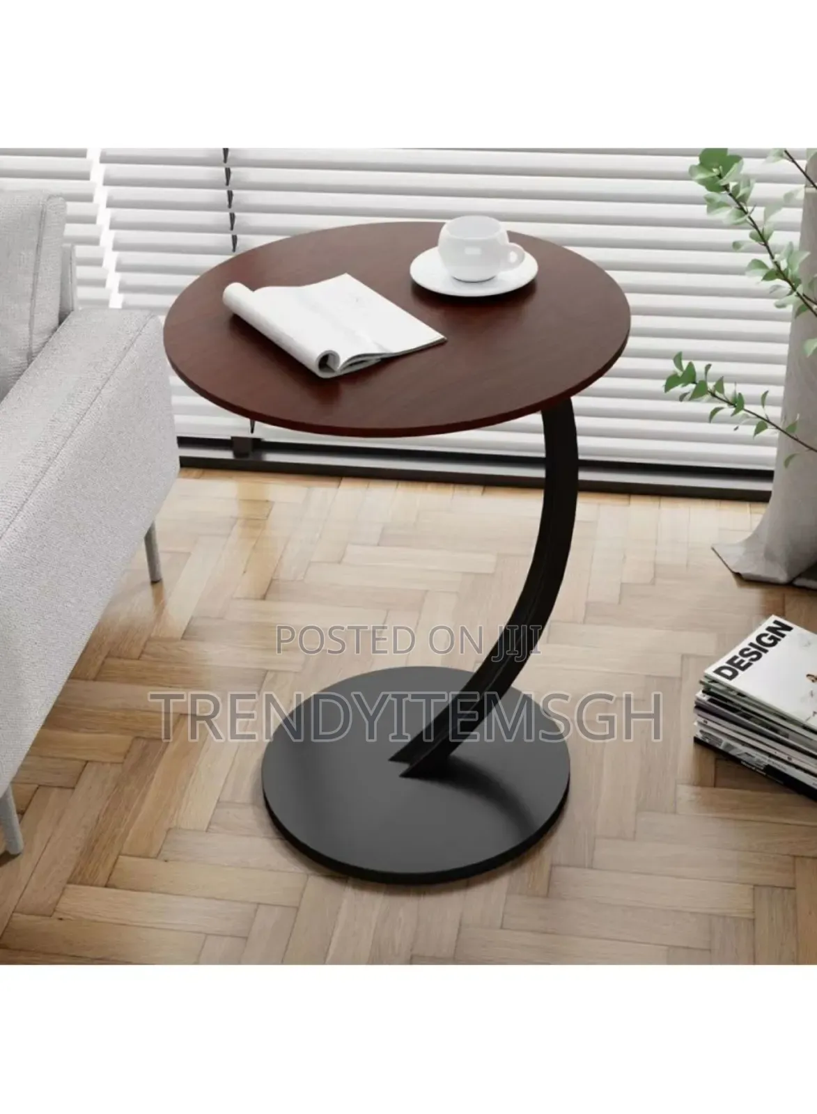 Single Tier C Shape Sofa Side Table