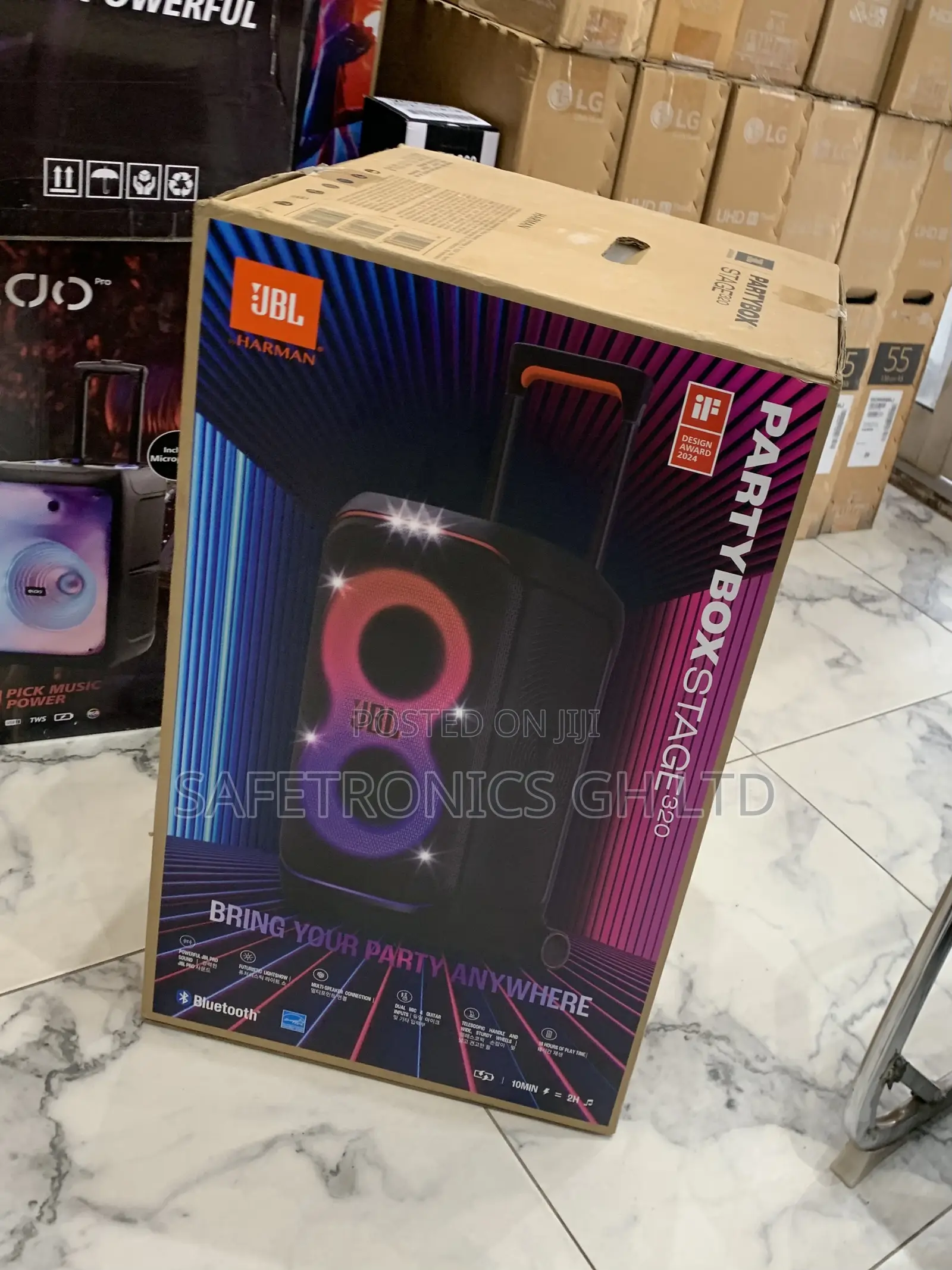 Perfect JBL Partybox Stage 320 Portable Party 240w Speaker