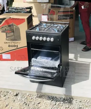 Top Class 50x50 Oven Grill Volcano Black 4 Gas Cooker