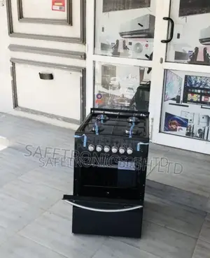 Available Volcano 4 Gas Oven Black 50x50 Burner