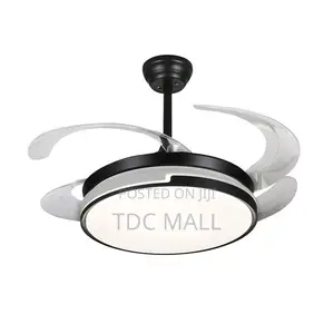 Modern Ceiling Fanlight With Remote - B+W