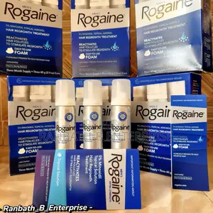 Original Rogaine 5% Minoxidil Foam (3 Bottles)
