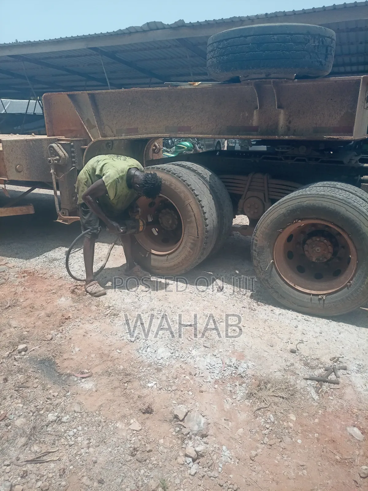 Mobile Tyre Changing/Vulcanizer for Tipper Truck,Trailer, Caterpillar