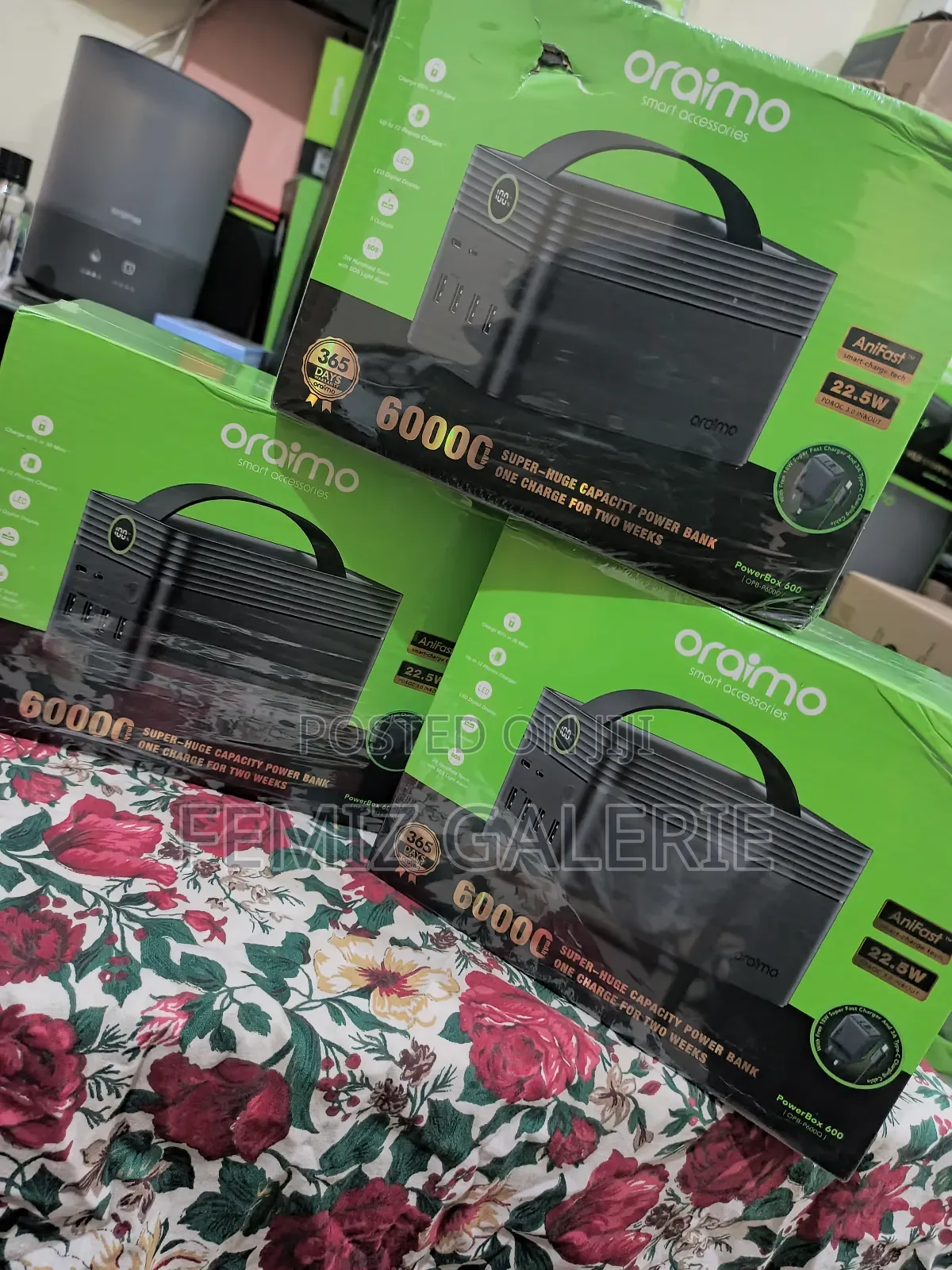 Oraimo Powerbox 600 60000mah 22.5w Power Bank