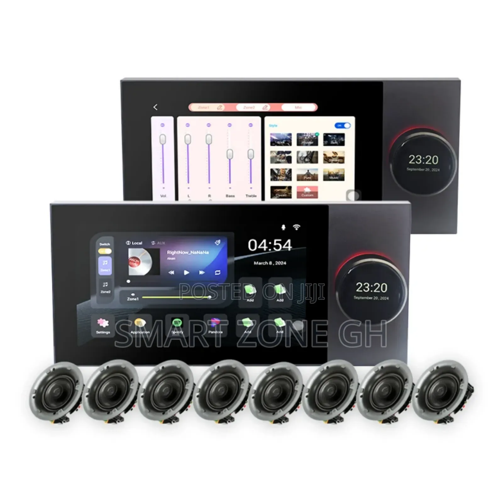 7 Inch Wall Amplifier Support Up to 8 Ceiling Speakers