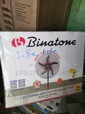 20" Binatone Stand Fan - Sturdy + Long Life Motor
