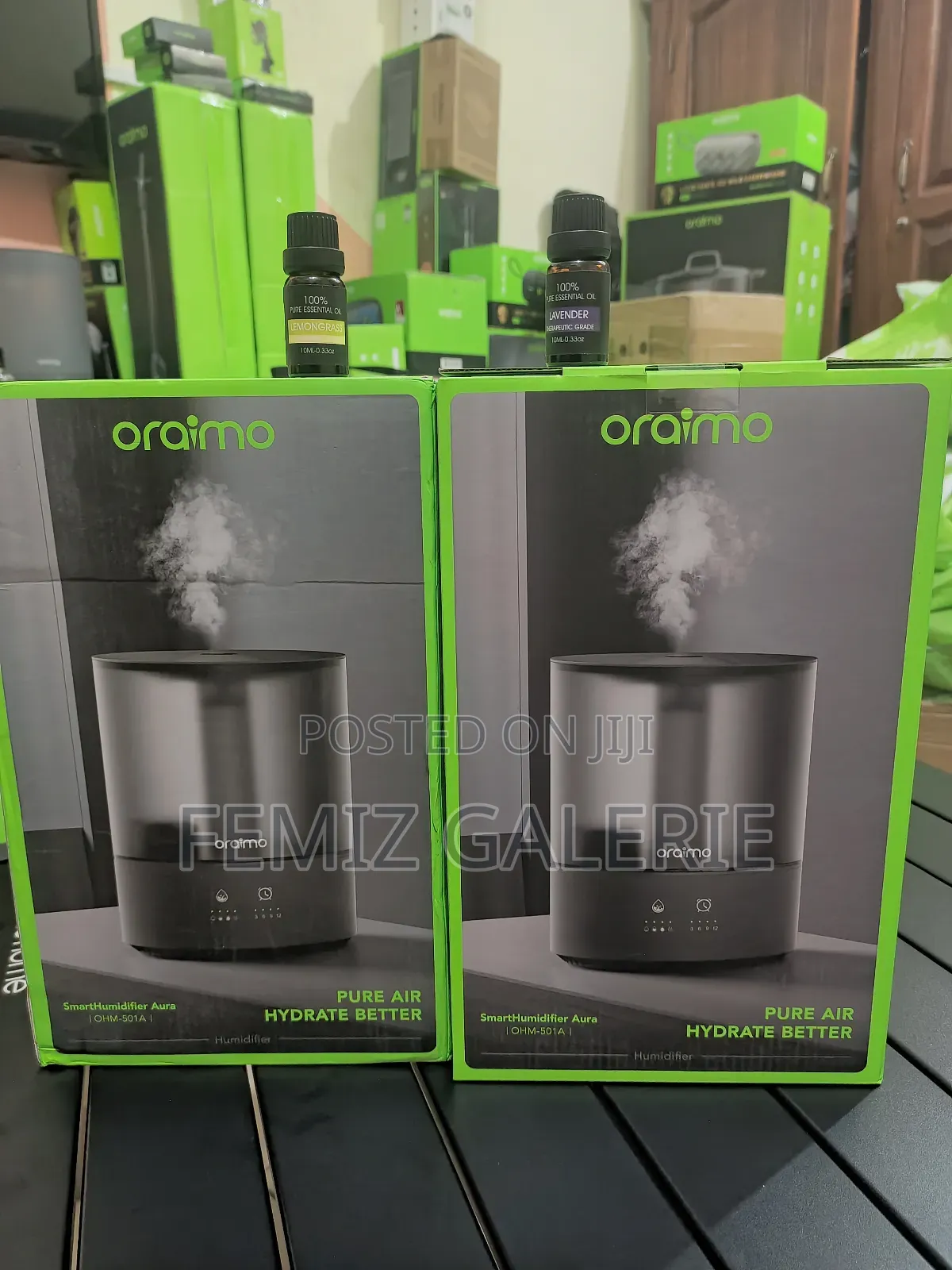 Oraimo Smart Humidifier Aura 4l Plus Essential Oil ×2