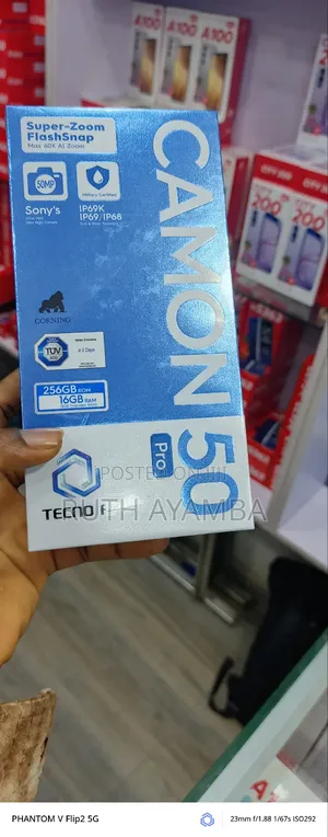 New Tecno Camon 50 Pro 256 GB Blue