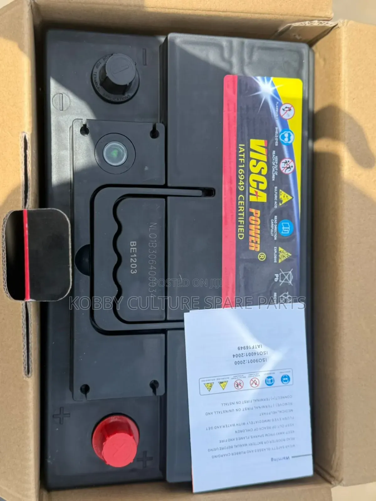 Original Visca Battery 15 Plate [ 12v 85amh ] Available for All Cars