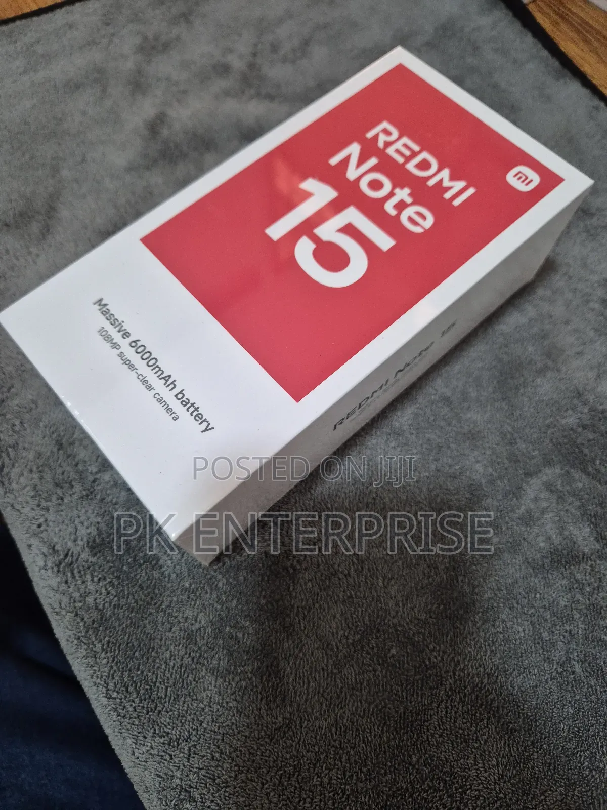 New Xiaomi Redmi Note 15 256 GB Black