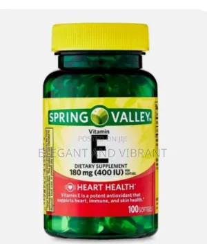 Vitamin E Heart Health Dietary Supplement Softgels, 180 Mg (400 Iu)