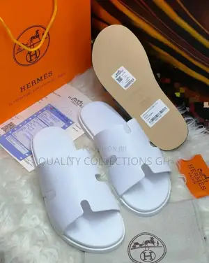 Authentic White Slippers