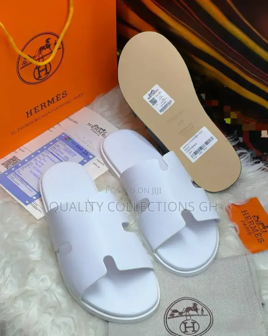 Authentic White Slippers