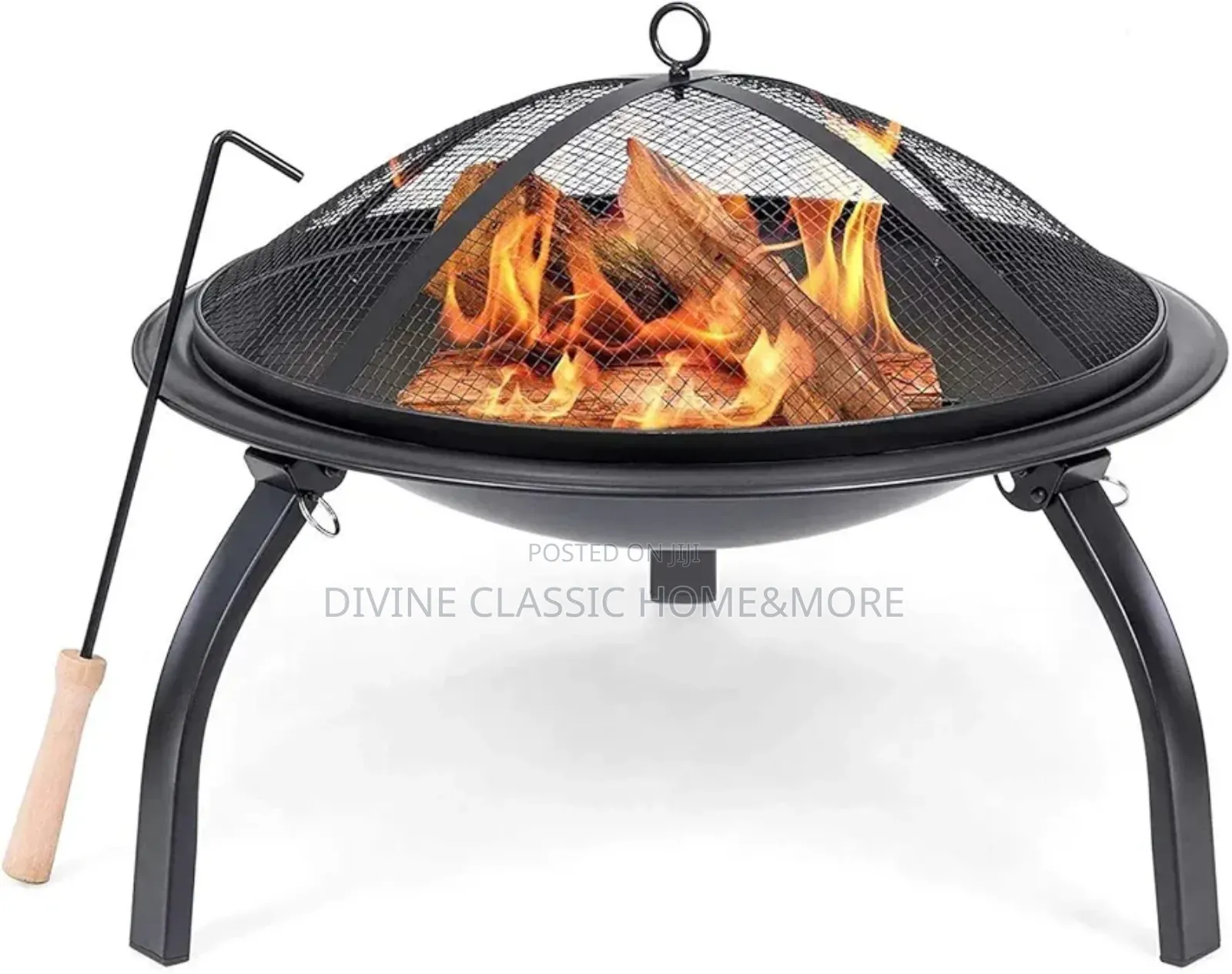 Belavi 2in1 Portable Charcoal Bbq Grill And Warmer