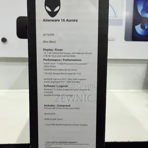 New Laptop Alienware Aurora R16 32GB Intel Core i7 SSD 1T