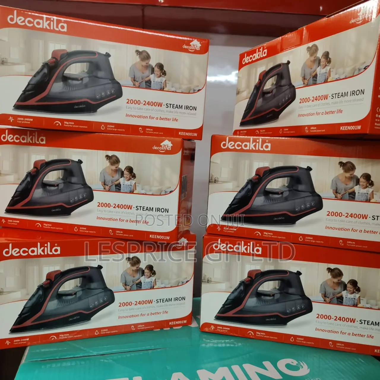 Easter Promo Still Ongoing With Our Flawless Steam Iron From Decakila