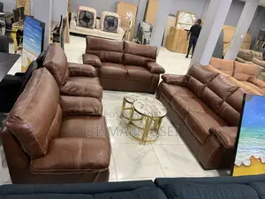 Royal Seven Seater Leather Set, Very Quality and Neat