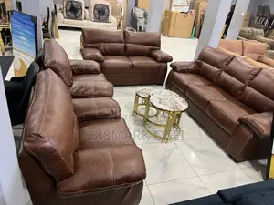 Royal Seven Seater Leather Set, Very Quality and Neat