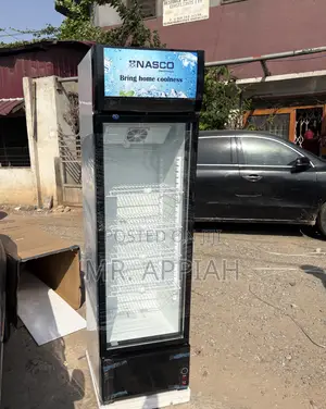 Quality Nasco 288l Single Door Display Fridge(Nasfl350-1dr)Glass Door.