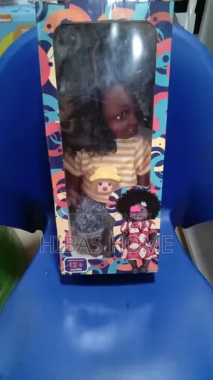African Black Doll 35cm Baby Doll