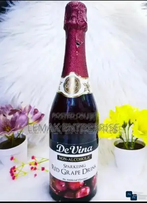 De Vina Non - Alcoholic Sparkling Red Grape Drink 750 Ml