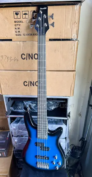 Ibanez Gio Series 5 Strings Bass Guitar - Blue(Free Bag,strap)