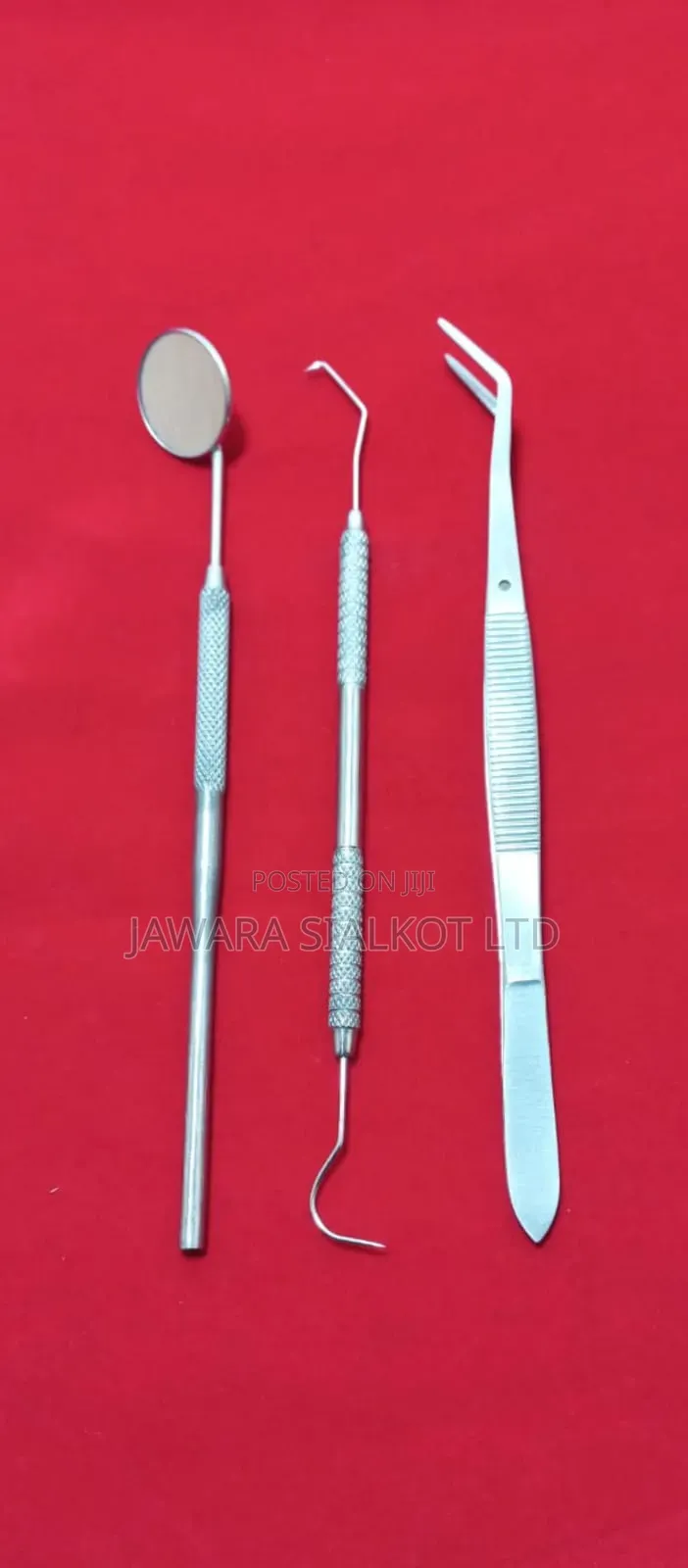 Dental Examination Kit 3 Pieces Stainless Steel