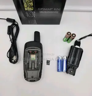 Garmin Gpsmap 62st GPS Bundle, Hiking Geocache