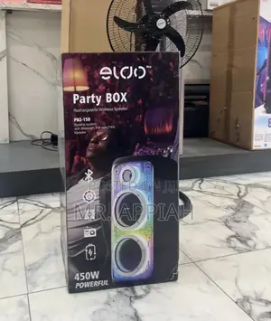 Super Quality Eldo Pb2-150 Double 8" Portable Speaker(Black)