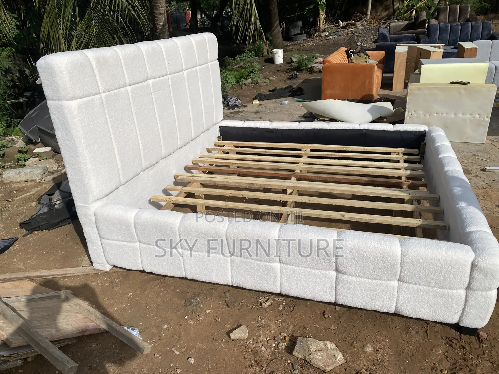Luxe Haven Queen-Size Bed Frame