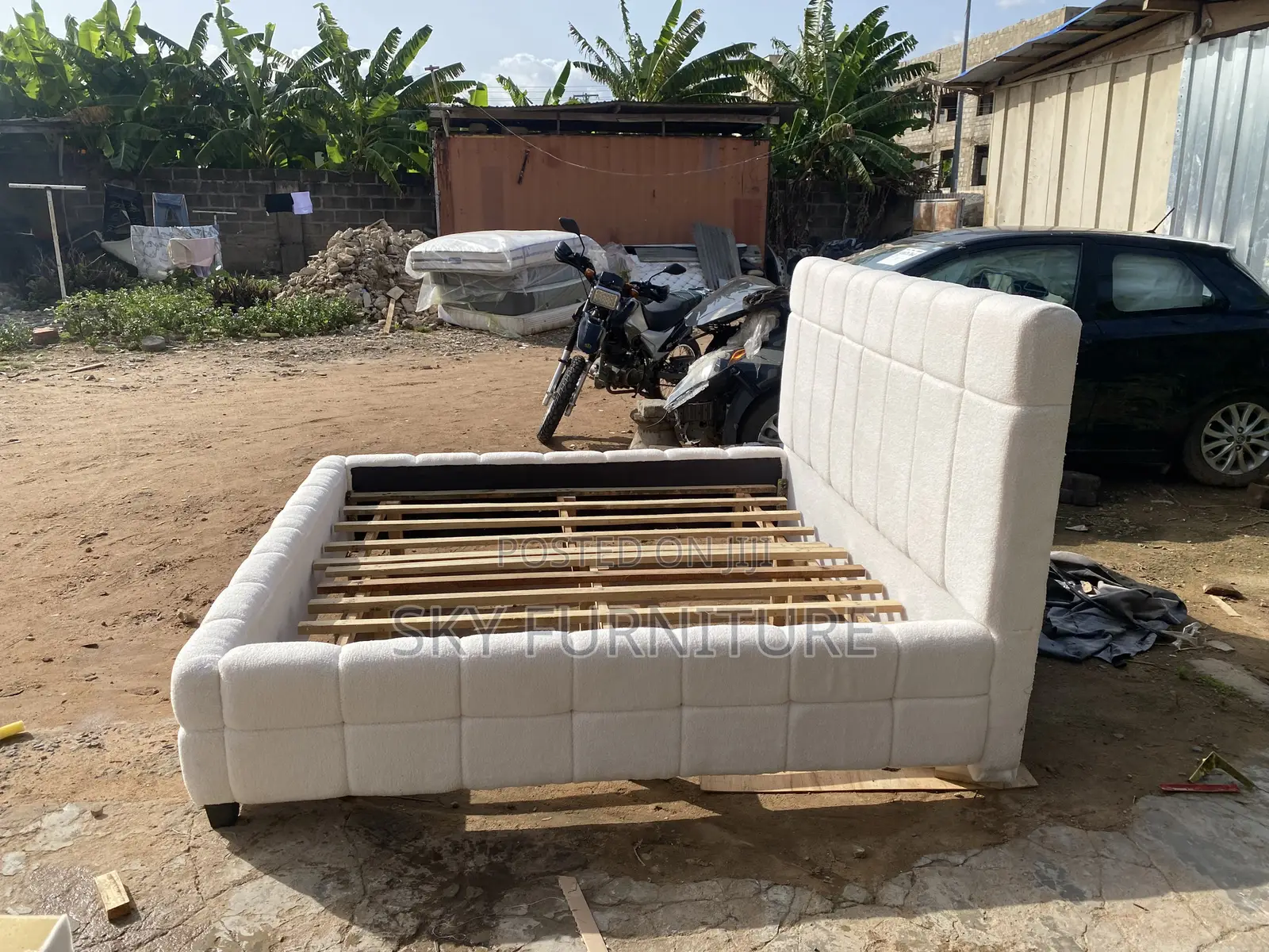 Luxe Haven Queen-Size Bed Frame