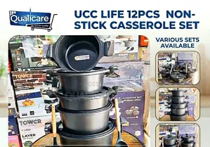 Ucc Life 12pcs Non - Stick Casserole Set
