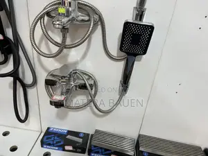 2 in 1 Bath Tap/ Mixer Tap Silver Colour
