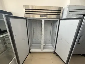 Commercial Stainless Steel Double Door Fridge and Freezer