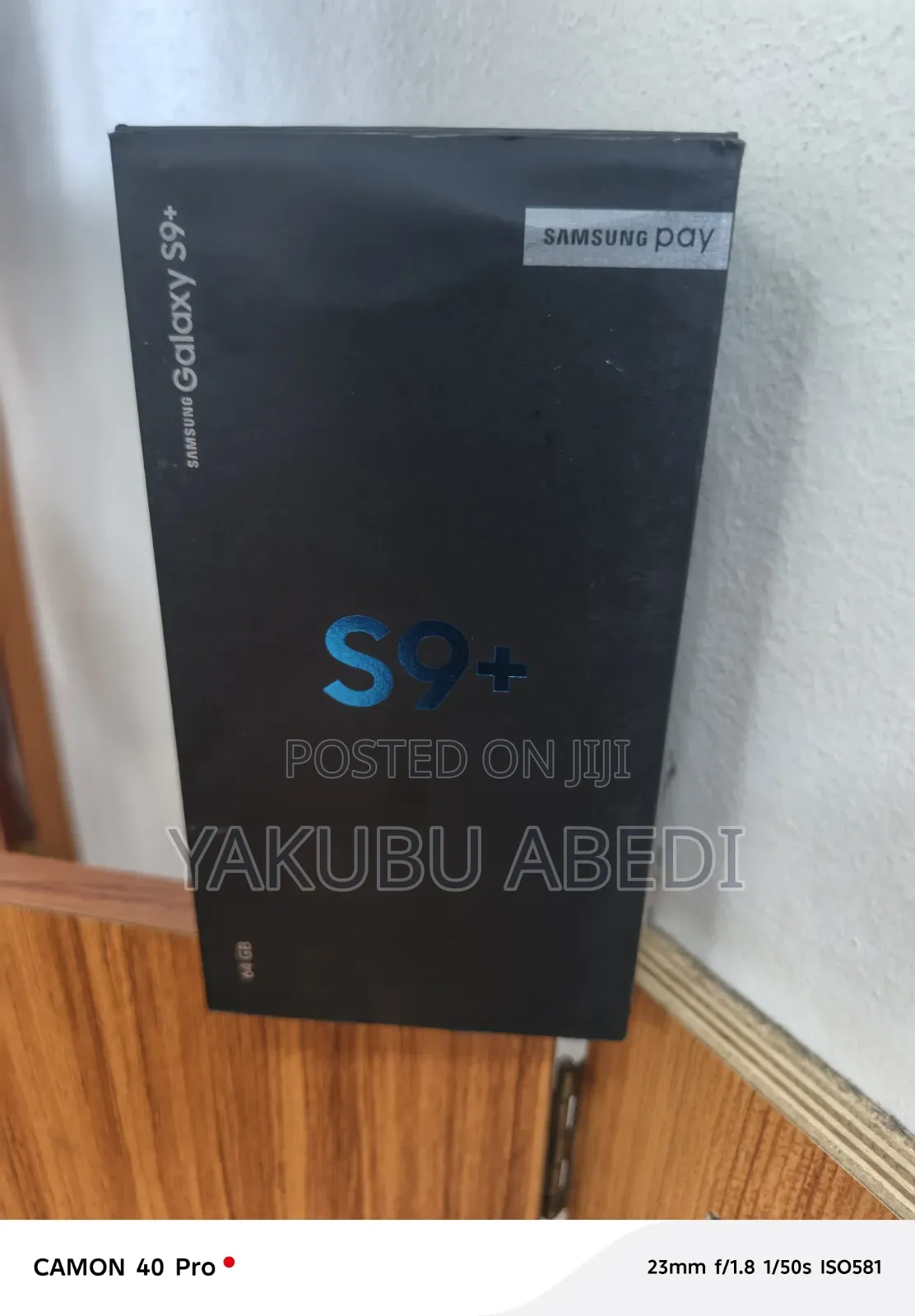 New Samsung Galaxy S9 Plus 64 GB Black