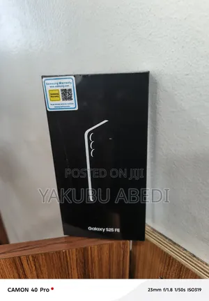 New Samsung Galaxy S25 FE 128 GB Black