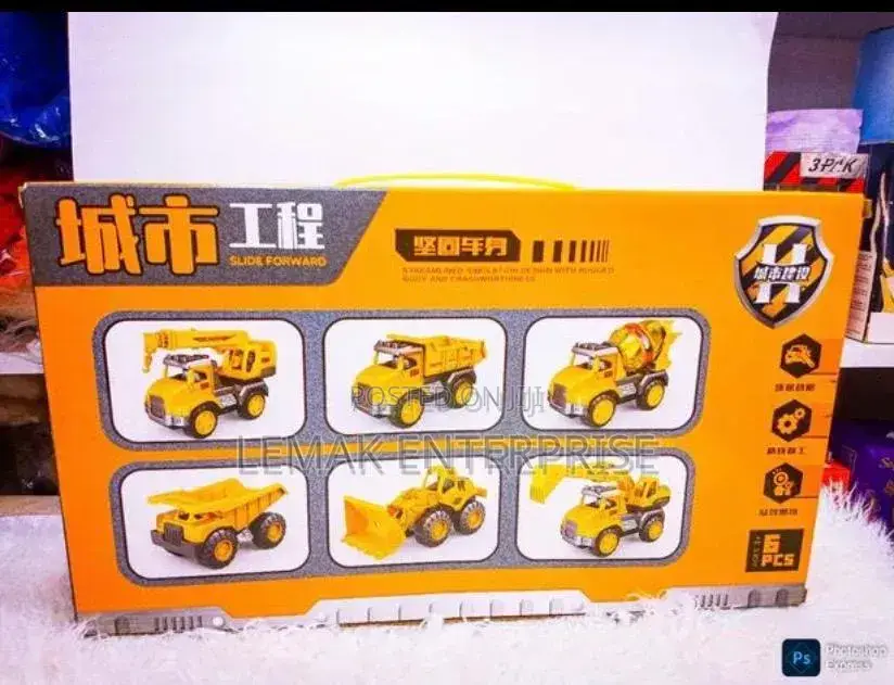 Toy Truck Puzzle Engineering Vehicle