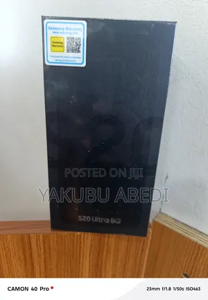 New Samsung Galaxy S20 Ultra 5G 128 GB Black