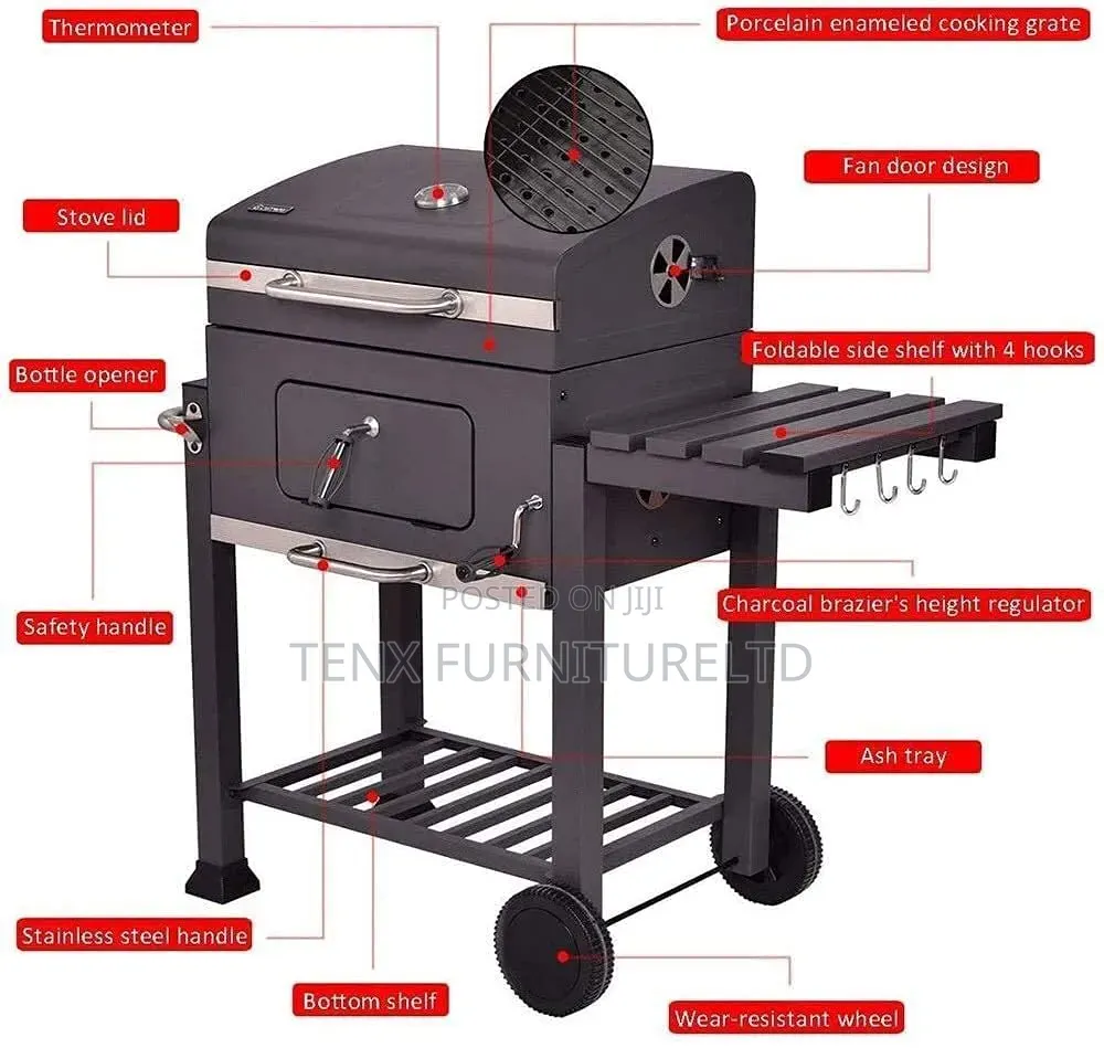 Barbecue Portable - Stainless Steel Folding Grill
